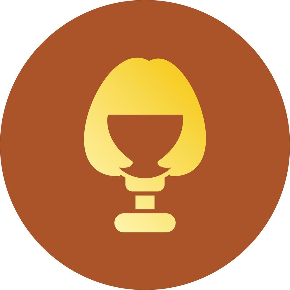 Wig Creative Icon Design vector