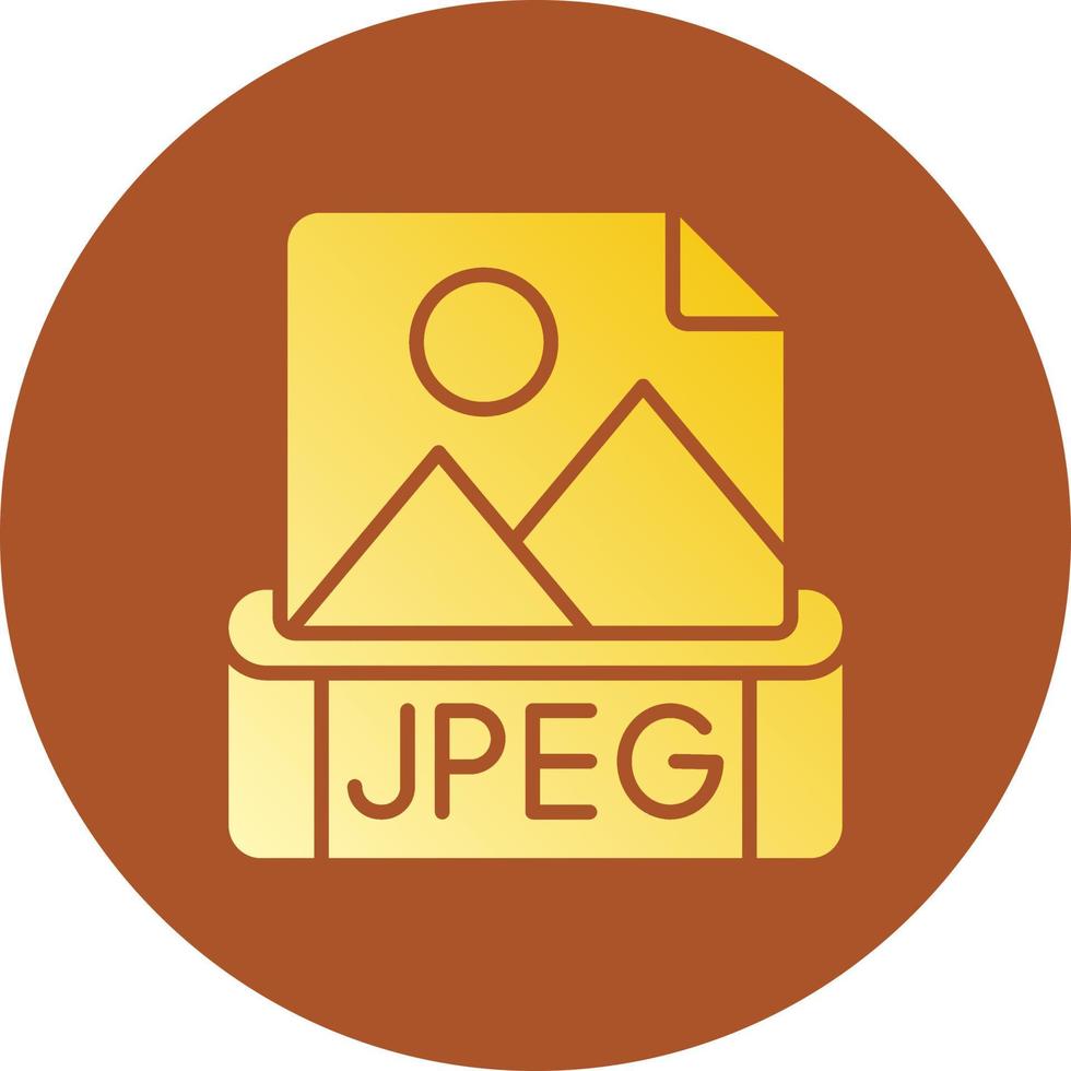 Jpeg Creative Icon Design vector