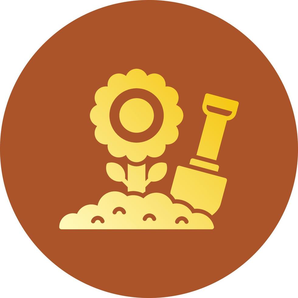 Gardening Creative Icon Design vector