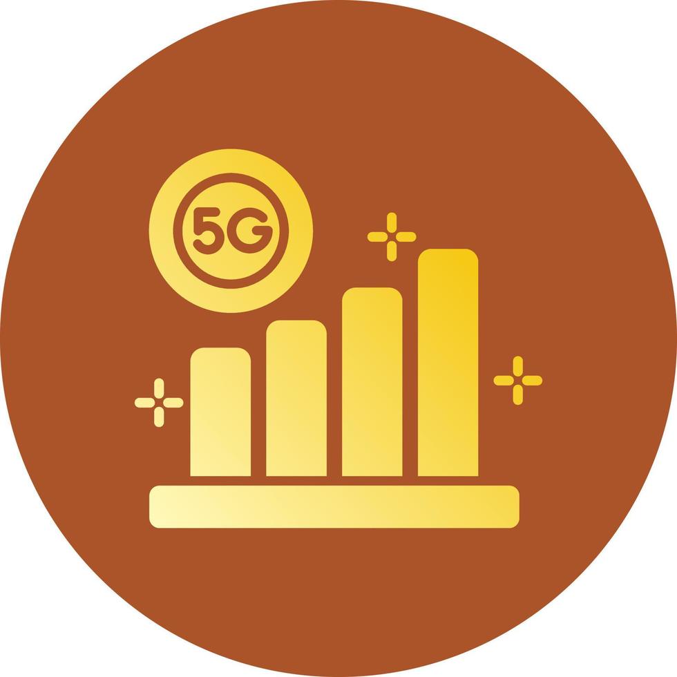 5g Creative Icon Design vector
