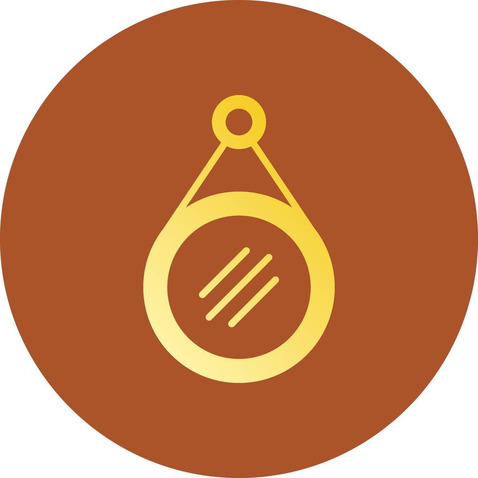 Mirror Creative Icon Design vector