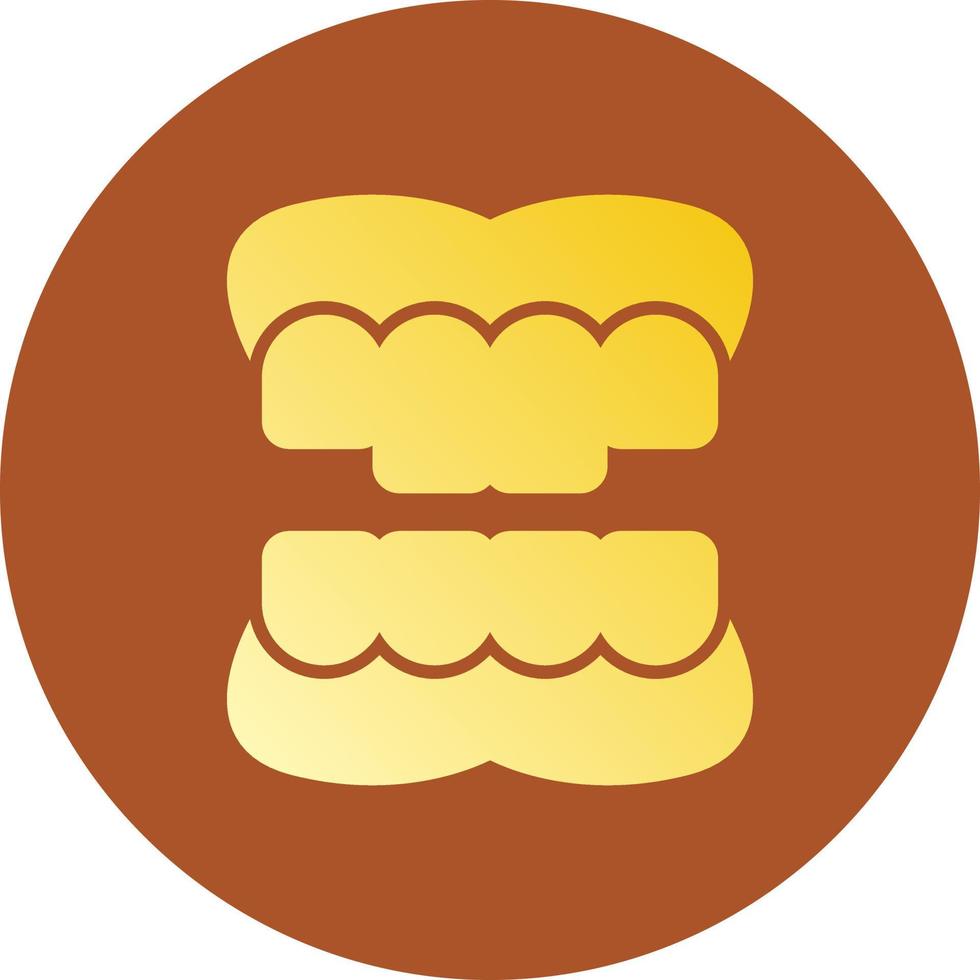 Denture Creative Icon Design vector