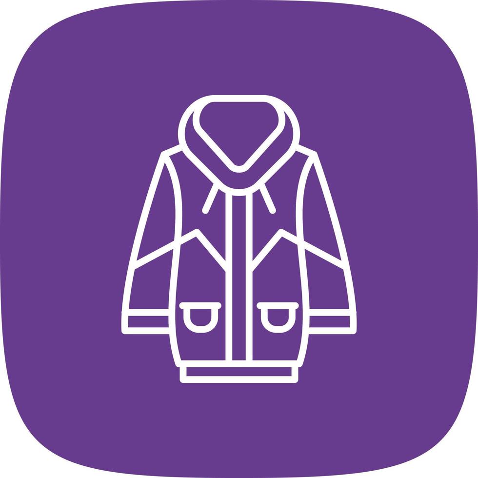 diseño de icono creativo de chaqueta vector