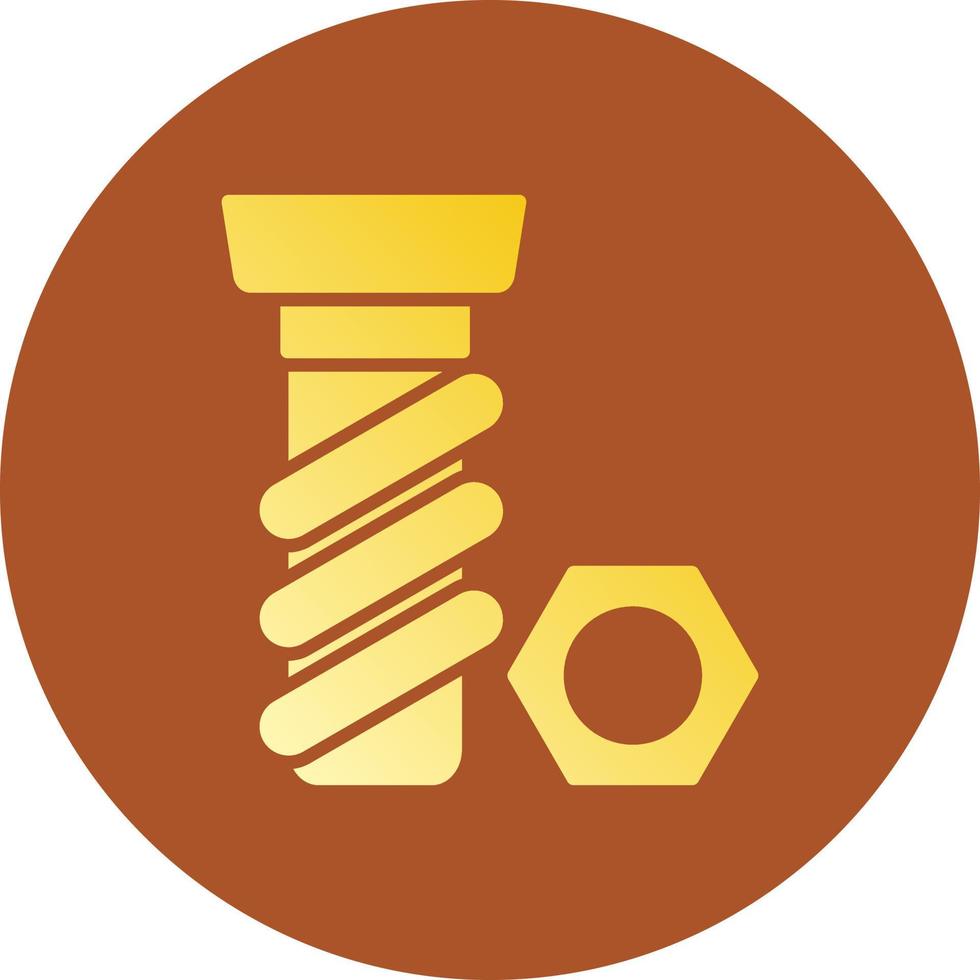 Screw Creative Icon Design vector
