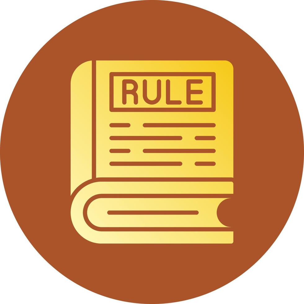 Rule Creative Icon Design vector