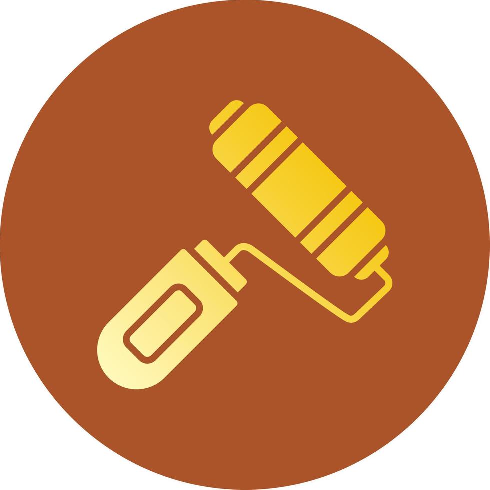 Paint Roller Creative Icon Design vector