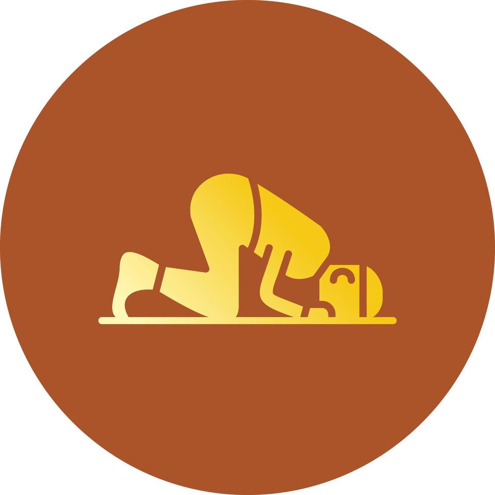 Sujud Creative Icon Design vector