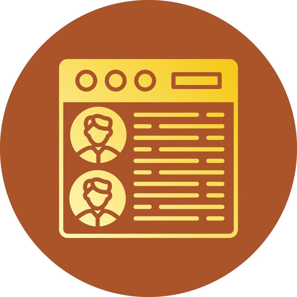 Personal Information Creative Icon Design vector