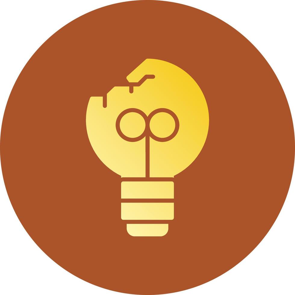 Light Bulb Creative Icon Design vector