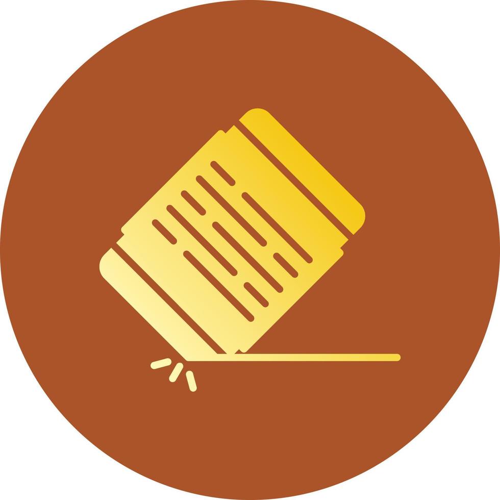 Eraser Creative Icon Design vector