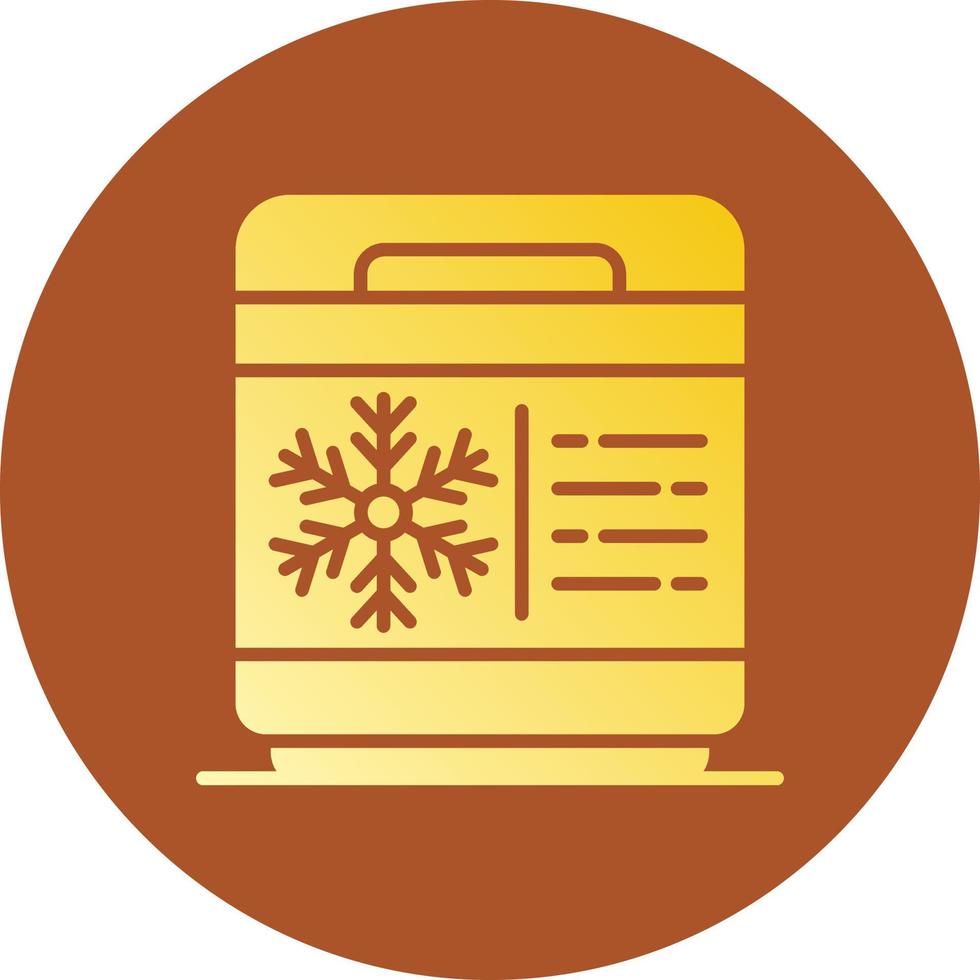 Freezer Creative Icon Design vector