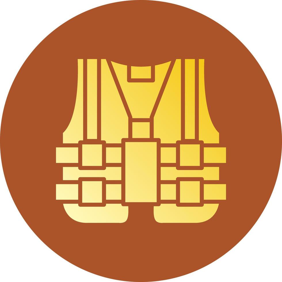 High Visibility Vest Creative Icon Design vector