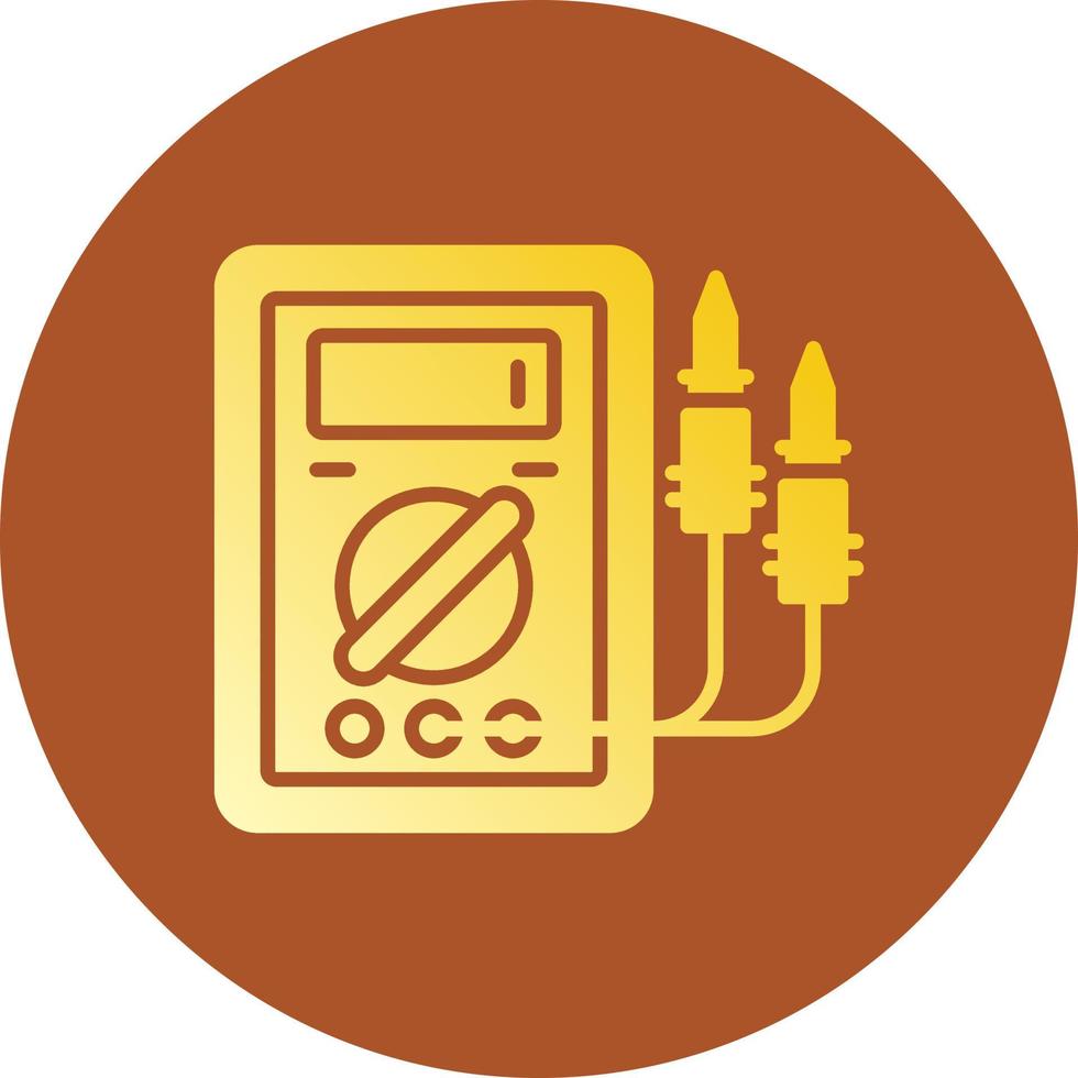 Voltmeter Creative Icon Design vector