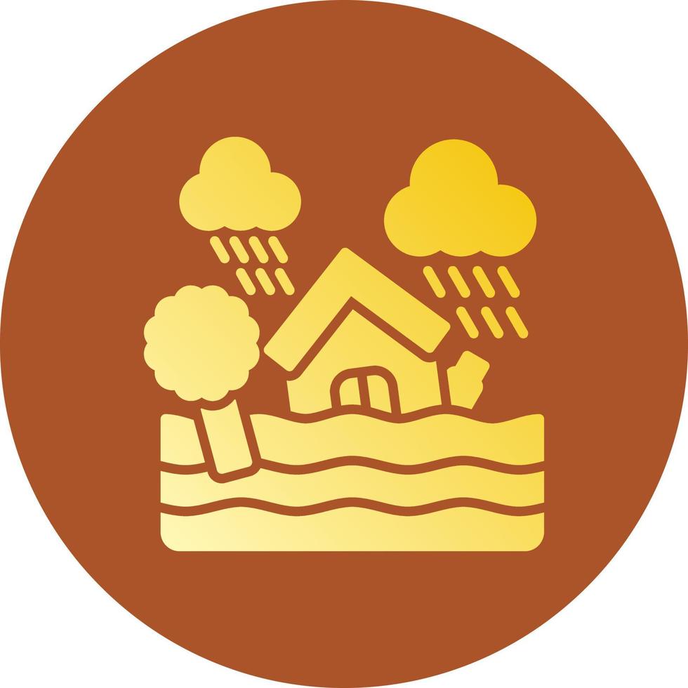 Flood Creative Icon Design vector