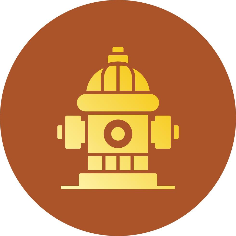 Fire Hydrant Creative Icon Design vector