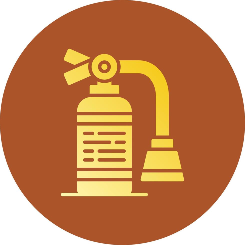 Fire Extinguisher Creative Icon Design vector