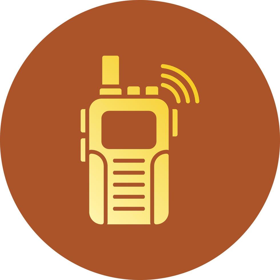 walkie talkies diseño de icono creativo vector