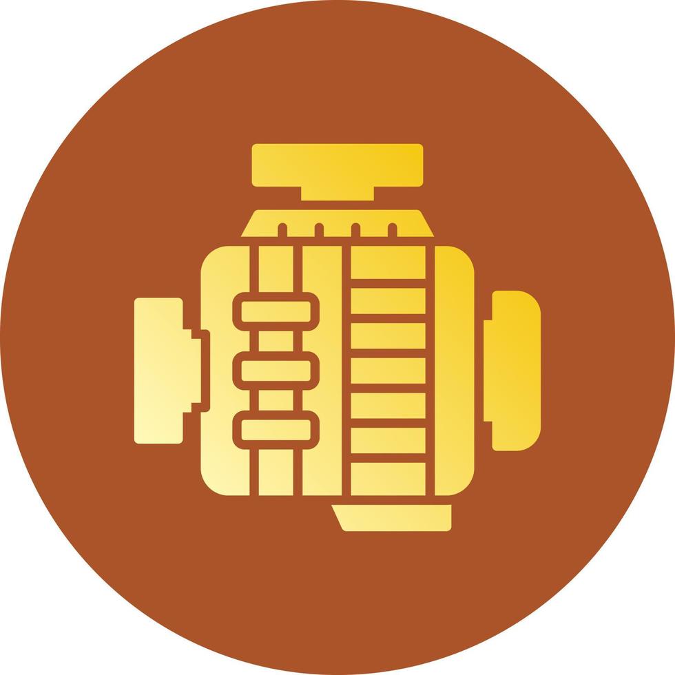 Car Engine Creative Icon Design vector