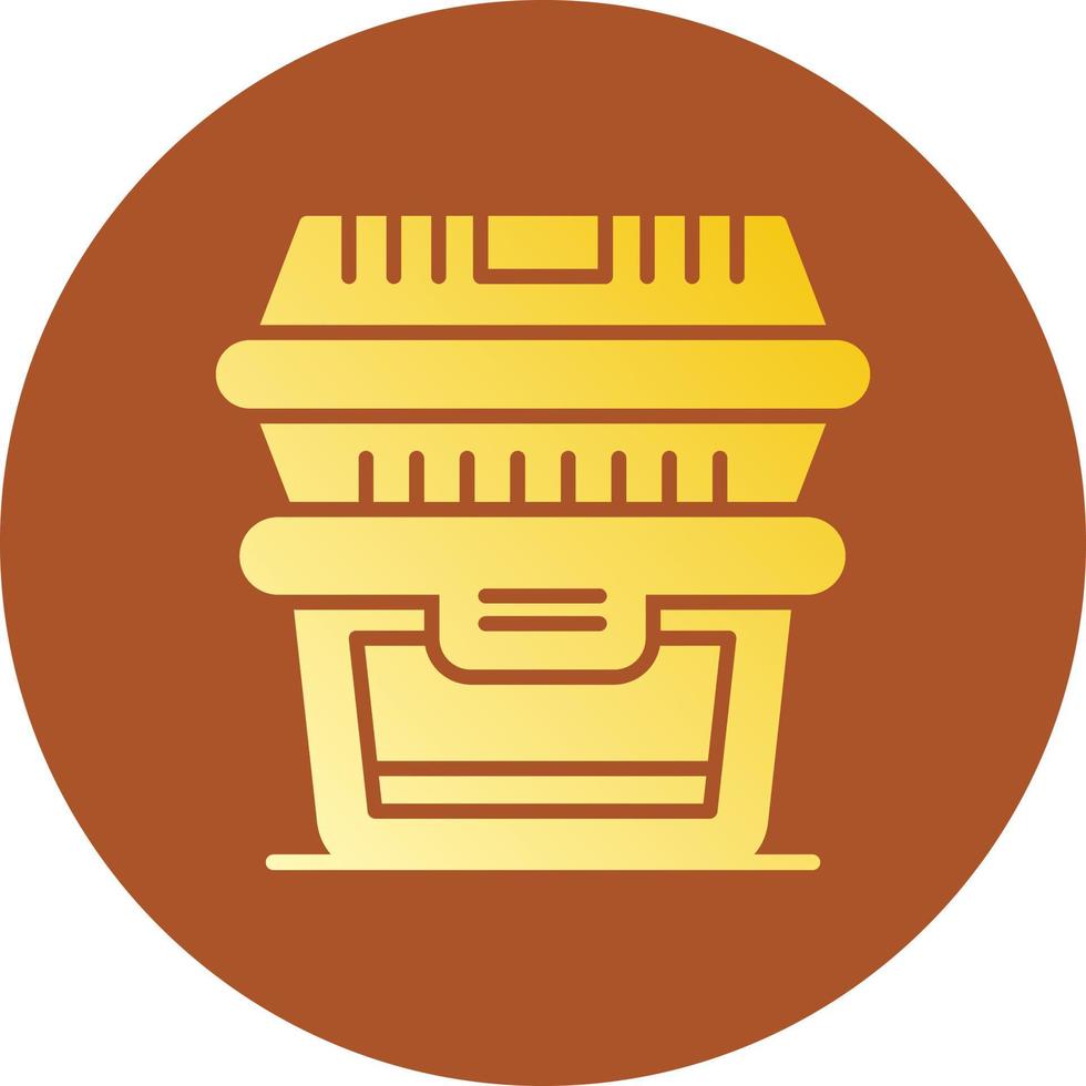 Food Container Creative Icon Design vector