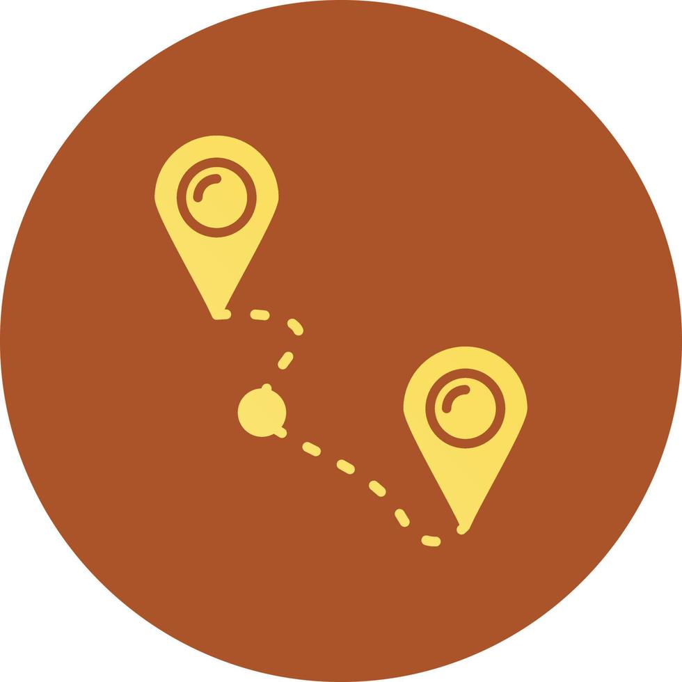 Tracking Creative Icon Design vector