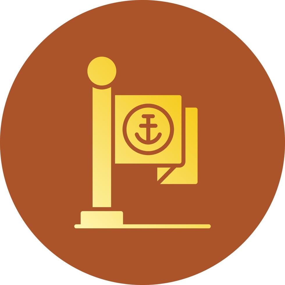 Flag Creative Icon Design vector