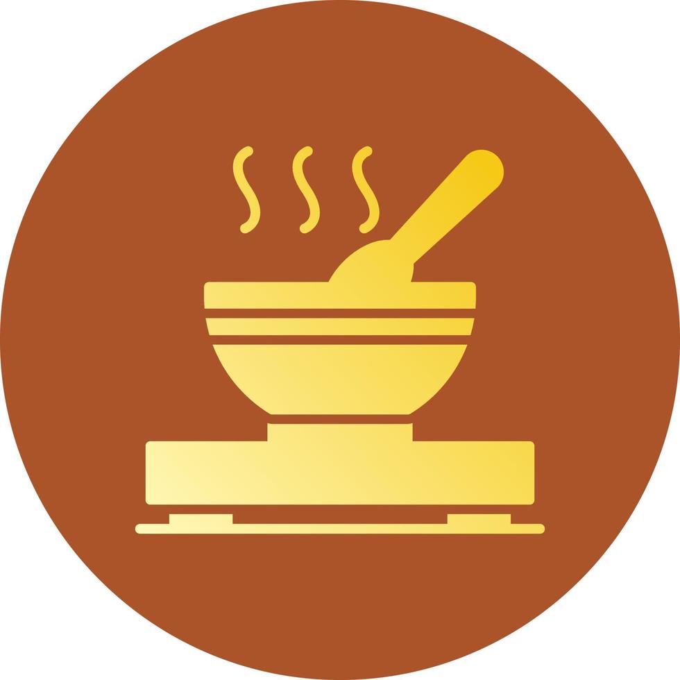 Hot Soup Creative Icon Design vector
