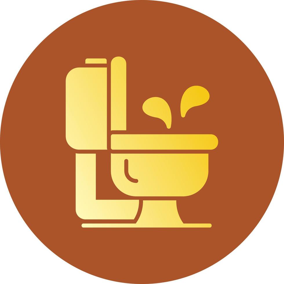 Toilet Creative Icon Design vector