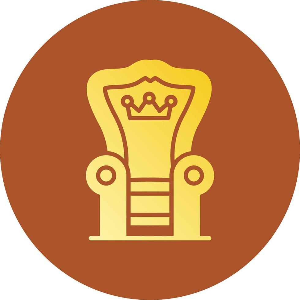 Throne Creative Icon Design vector