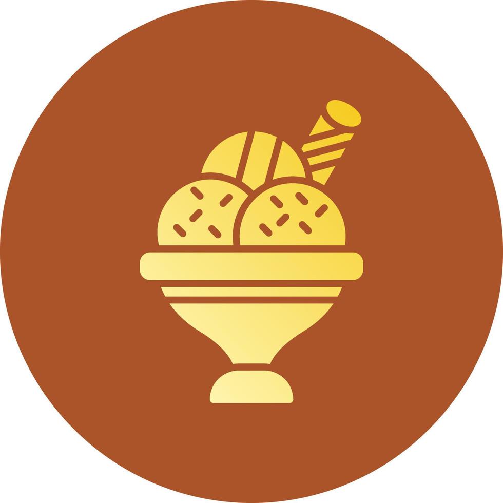 Dessert Creative Icon Design vector