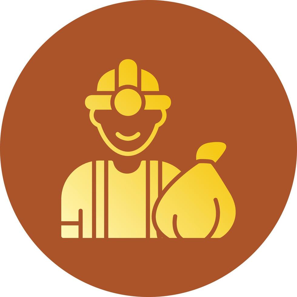 Trash Collector Creative Icon Design vector