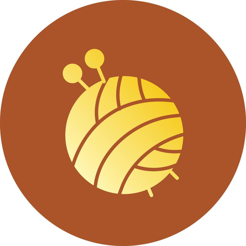 Yarn Creative Icon Design vector