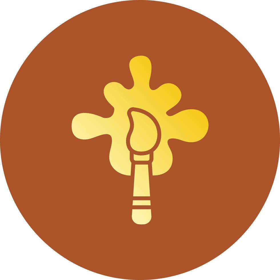 pintar el diseño de iconos creativos vector