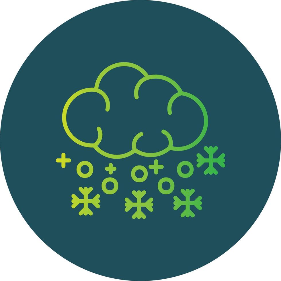 Snow Creative Icon Design vector