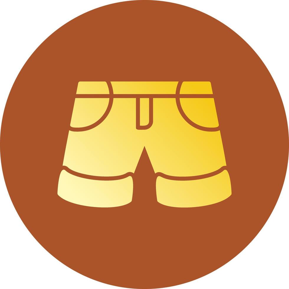 Shorts Creative Icon Design vector