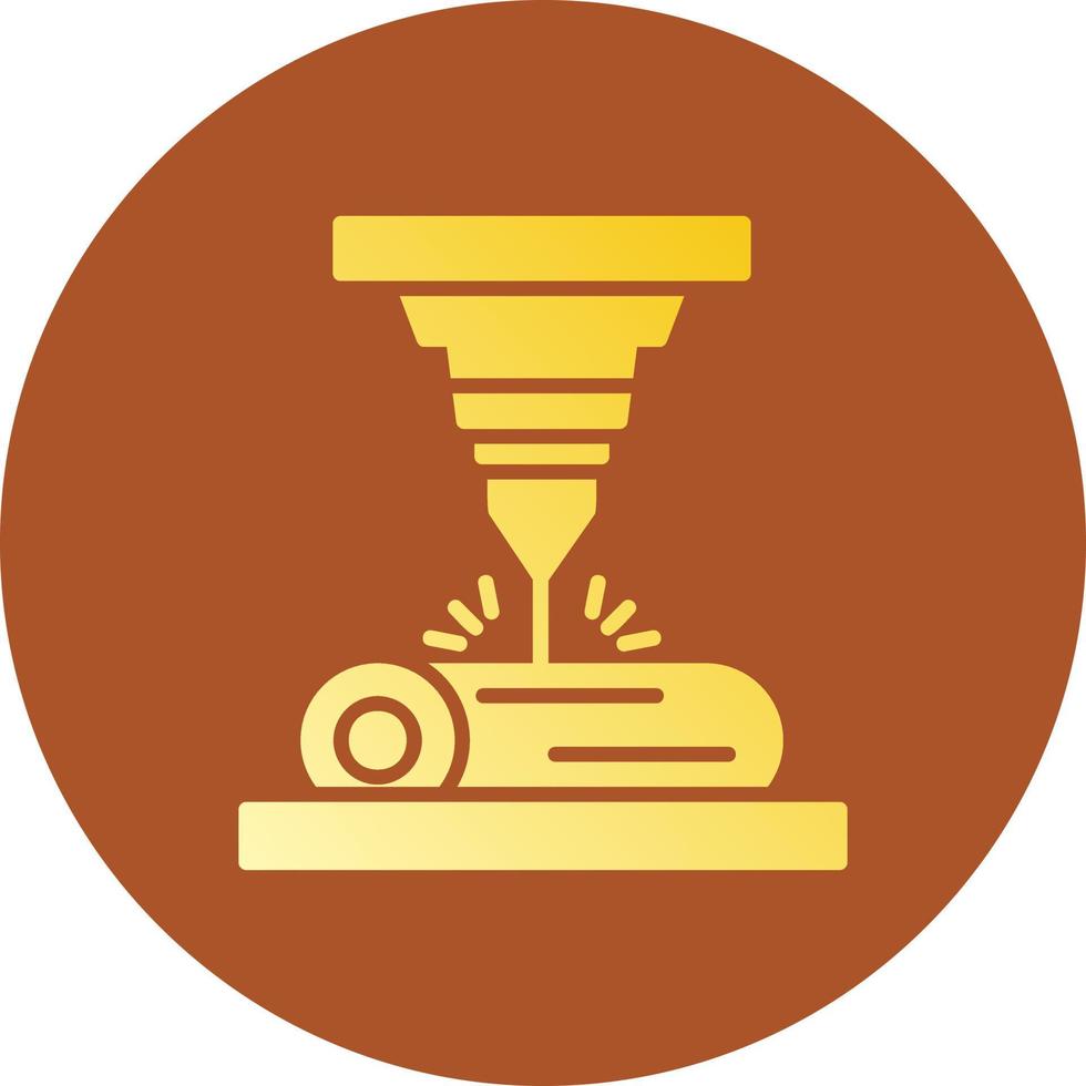 Laser Beam Creative Icon Design vector