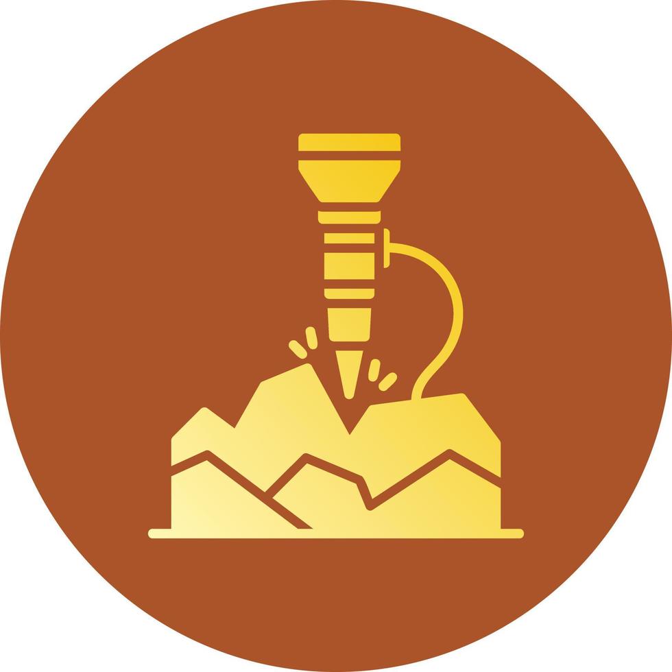Mining Creative Icon Design vector