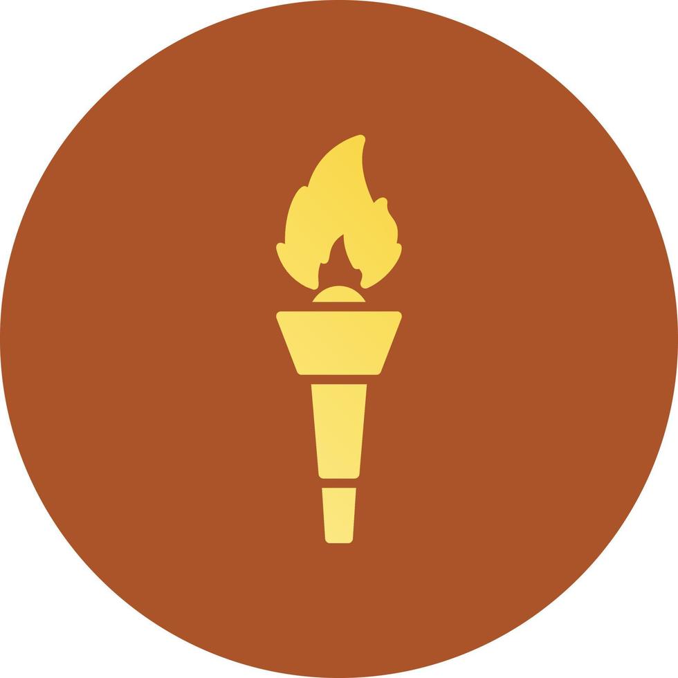 Torch Creative Icon Design vector