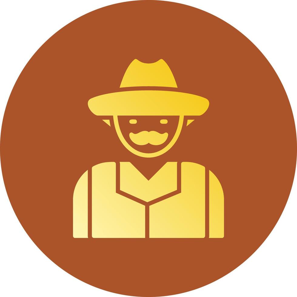 Farmer Creative Icon Design vector