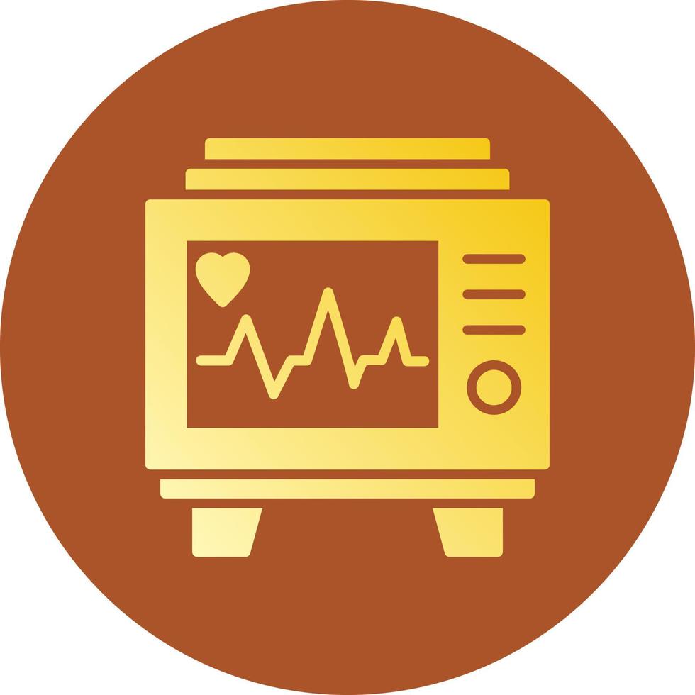 Cardiogram Creative Icon Design vector