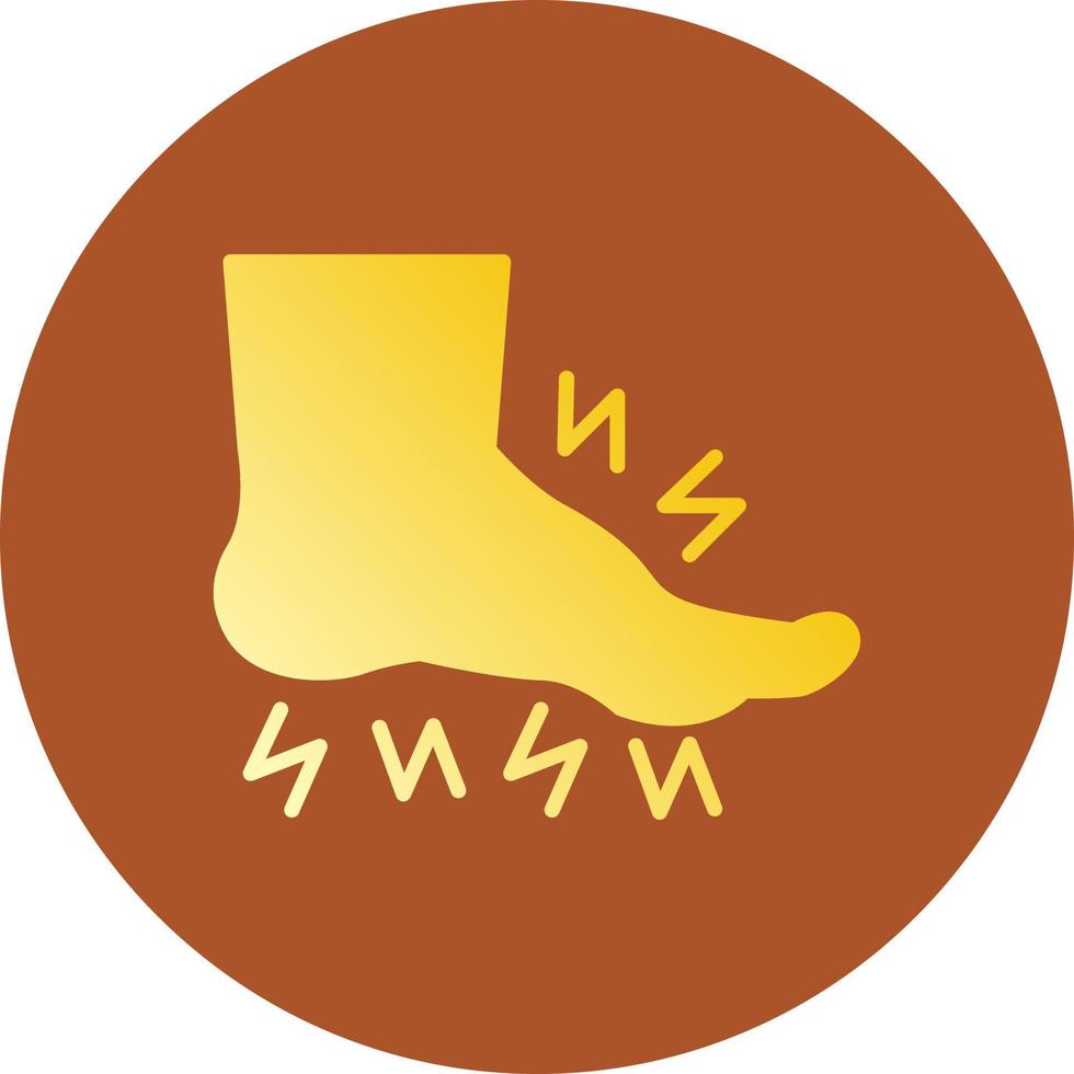 Foot Creative Icon Design vector