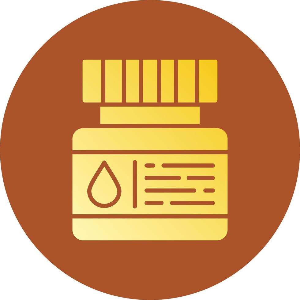 Ink Bottle Creative Icon Design vector