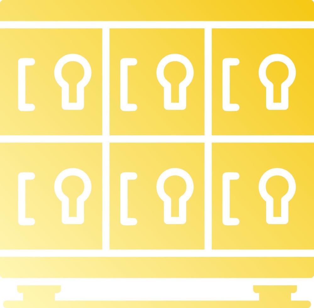 Office Locker Creative Icon Design vector