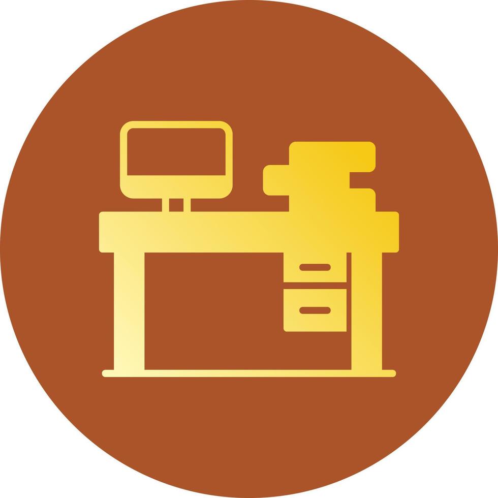 Desk Creative Icon Design vector