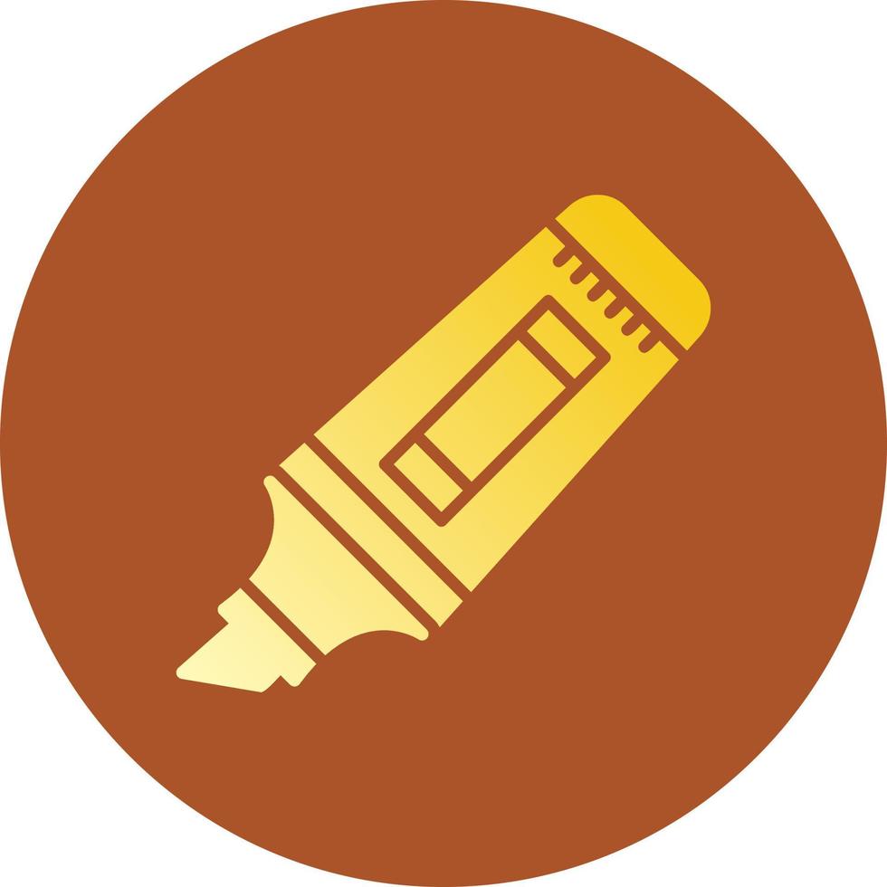 Highlighter Creative Icon Design vector
