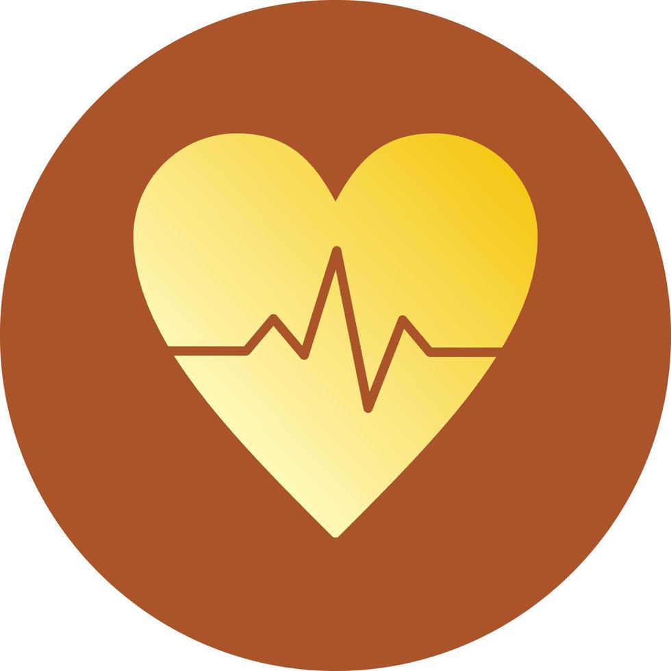 Heart Rate Creative Icon Design vector