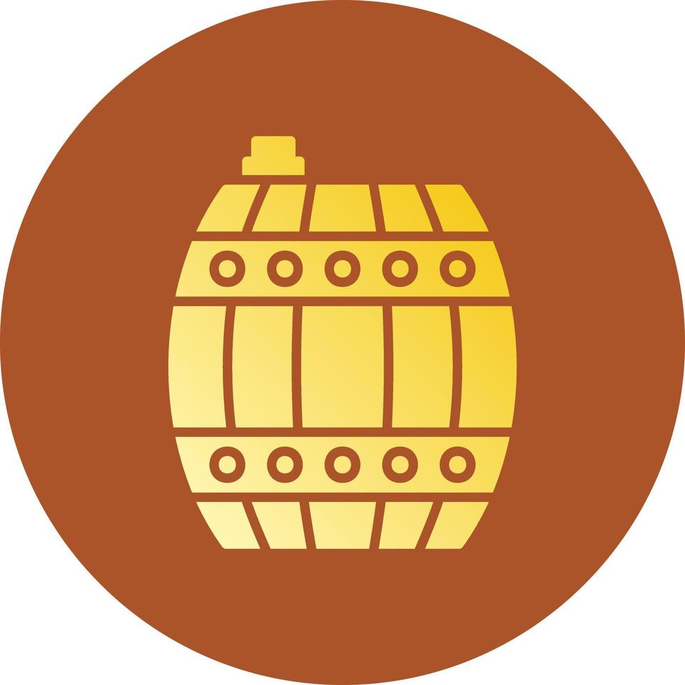 diseño de icono creativo de barril vector