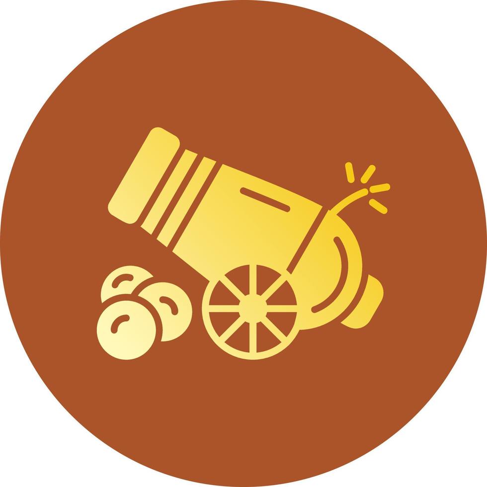 Cannon Creative Icon Design vector