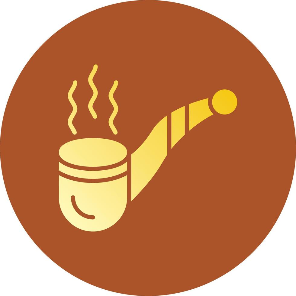 Pipe Cigar Creative Icon Design vector