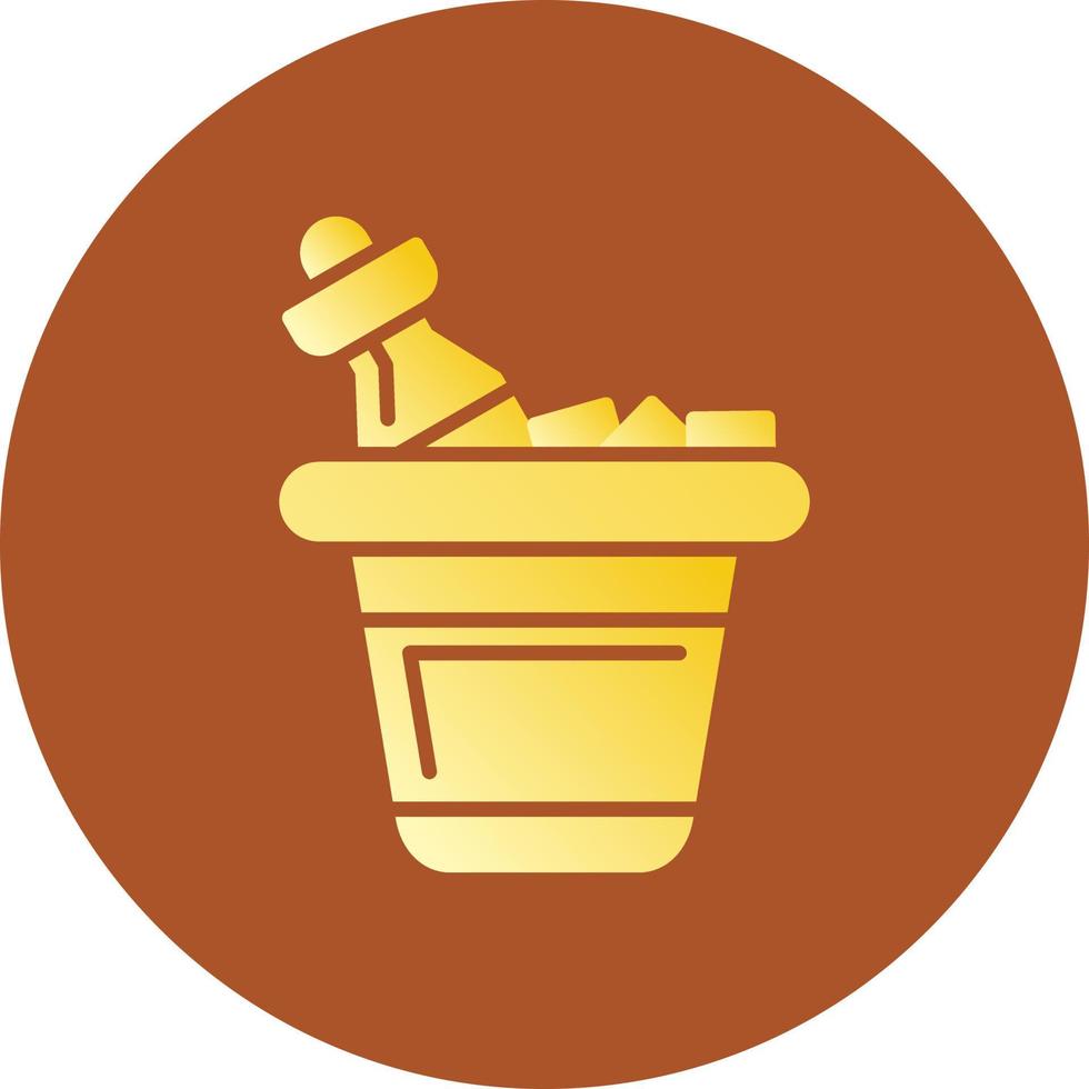 Beer Tub Creative Icon Design vector