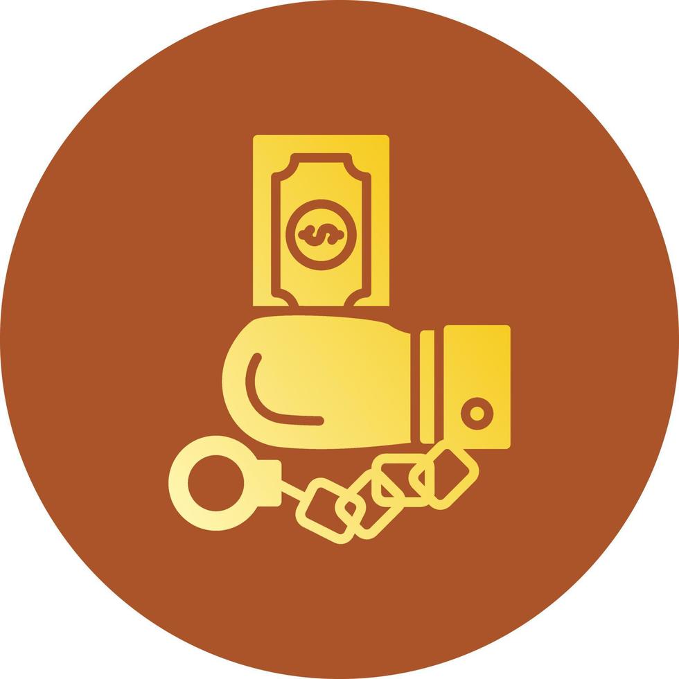 Corruption Creative Icon Design vector